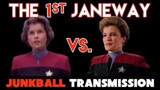 1st Capt Janeway  Star Trek Voyager Genevieve Bujold vs Kate Mulgrew [upl. by Joellyn]