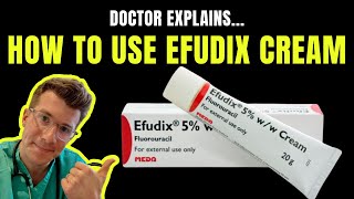 HOW TO USE EFUDIX 5 CREAM 5FU  Efudex  5fluorouracil  PLUS SIDE EFFECTS [upl. by Nrubloc264]