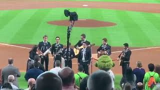 Houston Astro’s National Anthem on 9212019  Rice University Mariachi Luna Llena [upl. by Willamina]