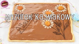 Prosty mazurek kajmakowy na Wielkanoc  Domowe Wypieki [upl. by Neneek]