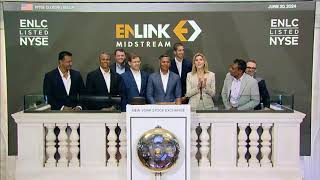 The NYSE welcomes EnLink Midstream NYSE ENLC to ring The Closing Bell® [upl. by Ahseit379]