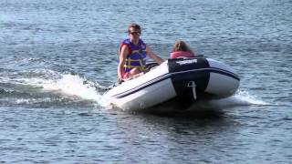 APS Pro 118 Inflatable boat with APS 98HP Outboard Motor [upl. by Merton]