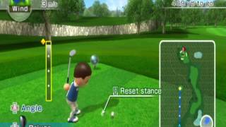 Wii Sports Resort Golf  18 holes  24 under par [upl. by Daly]