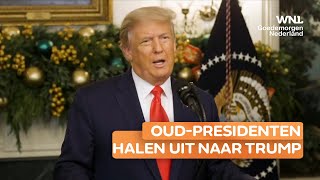 Oudpresidenten halen uit naar Donald Trump Dit is hoe het gaat in een bananenrepubliek [upl. by Yanahc]