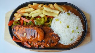 SIZZLER CHICKEN Original Restaurant Recipe by YES I CAN COOK ChickenSizzler SizzlengChicken [upl. by Loraine]