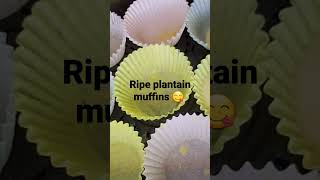 ripe plantain muffins in air fryer [upl. by Kaiser]