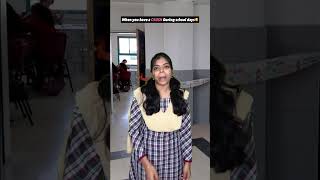 When you have a CRUSH During school days🥰Watch till End😁sharmilageorge shorts [upl. by Assennej146]