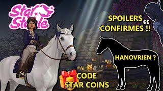 SPOILERS CONFIRMÉS  HANOVRIEN robes CRIOLLO ▪︎ LOUVEGAROU ▪︎ CODE STAR COINS 🎁🍭 Star Stable [upl. by Etnuad]