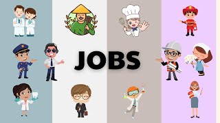 Jobs I Từ Vựng Các Nghề Nghiệp Công Việc Trong Tương Lai I English Ting Dong I Bé Học Tiếng Anh [upl. by Eb]