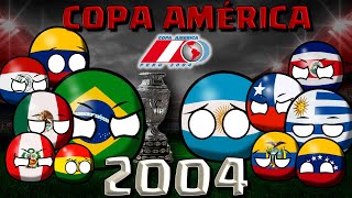 Asi fue la COPA AMERICA Perú 2004  countryballs [upl. by Enened]