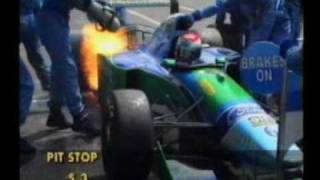 Jos Verstappen Pitbrand Hockenheim 1994 Benetton [upl. by Autrey424]