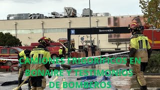 CAMIONES FRIGORIFICOS EN BONAIRE Y TESTIMONIOS DE BOMBEROS [upl. by Alister623]