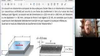 Exercices RDM I Cisaillement Part 1 [upl. by Dona274]