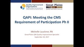 QAPI Meeting the Requirements of Participation Phase 2 [upl. by Wehtta]