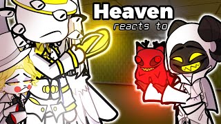 Hazbin Hotel Heaven reacts to Cat Alastor Angst 🛎️😈Gacha 2 Hazbin Hotel Prime reacts to TikTok [upl. by Silin593]