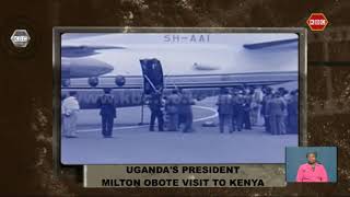 KBC Archives Then Ugandas president Milton Obote visits Kenya [upl. by Xyno]