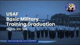 USAF Basic Military Training Graduation Ceremony Flights 316328  May 2 2024 [upl. by Gian]