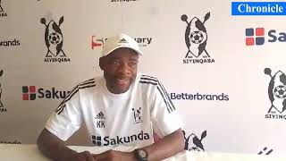 Kaindu gives update for their Chibuku Super Cup tie against Simba Bhora at Wadzanayi Stadium [upl. by Oidiple862]