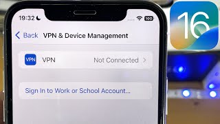 How To Use VPN in iOS 16 [upl. by Honey659]