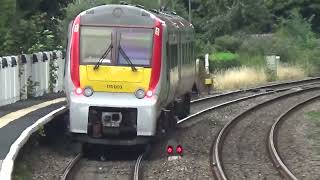 Abergavenny train station train going to Holyhead [upl. by Cheatham713]