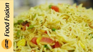 Masala Fried Rice Recipe By Food Fusion [upl. by Alves]