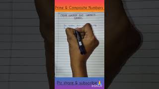 Prime And Composite Numbers math [upl. by Olinad]