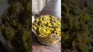 Palakura ulli karam recipe😍😋 south style palak onion chatni recipe magiconrecipes [upl. by Barhos]