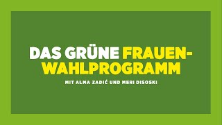 Das Grüne FrauenWahlprogramm [upl. by Tinor978]