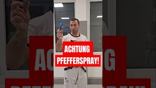 👉 Achtung Pfefferspray ✅️ Vom Weltmeister Kickboxen Selbstverteidigung [upl. by Enia]