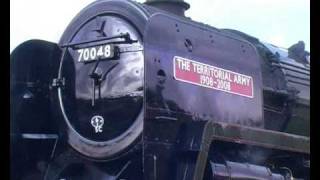 70048 renamed Territorial Army 100 at GCR [upl. by Einial]