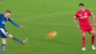 Jamie Vardy Volley  Goal of the season [upl. by Bascomb]