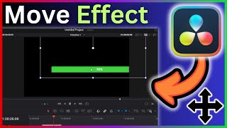 Move Effect In Davinci Resolve  Step By Step Guide [upl. by Hayashi]