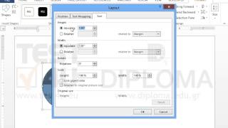 Change height of the current shape to 35quot width to 3quot and rotation to 30 degrees [upl. by Primalia]