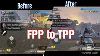 How to change FPP TO TPP in COD MOBILE  ENGLISH TUTORIAL [upl. by Sirret]