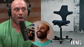 I bought Joe Rogans podcast chair HAG Capisco unboxing jre [upl. by Elsa204]