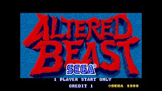 Altered Beast Sega 1988  Walkthrough [upl. by Alyssa]