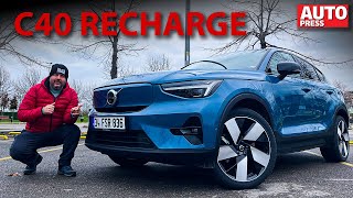 2024 Volvo C40 Recharge test sürüşü  Sinan Sertoğlu [upl. by Ynalem]