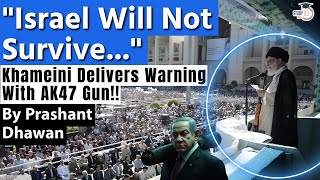 Insane Scenes from Iran  Khameini Claims Israel will not Survive War  Direct War Possible [upl. by Anawd]