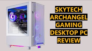 Skytech Gaming Archangel Gaming PC Desktop Review 2024 [upl. by Ebeneser609]