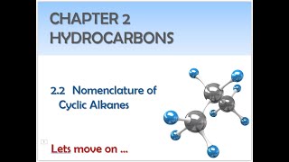 011 MATRICULATION DK024  CHAPTER 22  NOMENCLATURE OF ALKANES CYCLOALKANES [upl. by Hecker]