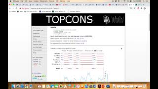 TOPCONS Predicting Transmembrane domain in Protein [upl. by Ellennej]