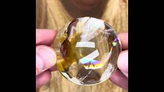 Golden Healer Rainbow Quartz Sphere [upl. by Roxane954]