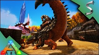 ANKYLO TAMING RESOURCE STOCKPILING  Ark Survival Evolved S3E12 [upl. by Nnalyrehs]