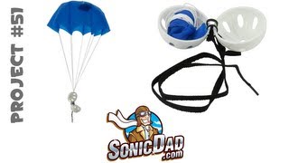 Make a Parachute Fly from 50 Feet in the Air  SonicDad Project 51 [upl. by Haden]