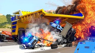 FURIOUS REVENGE │ Epic BeamNG Drive Highway Police Chase [upl. by Ardnak]