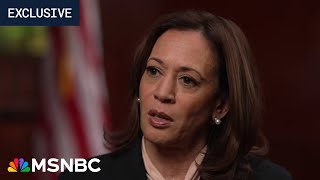 Kamala Harris’ first solo network interview as 2024 candidate I MSNBC Exclusive [upl. by Sibylla841]