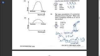 CSEC Chemistry paper 1 2021 June [upl. by Patrizius498]