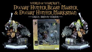 McFarlane ™ World Of Warcraft ™ Dwarf Hunter Beast Master amp Dwarf Hunter Marksman  Unboxing [upl. by Htaras]