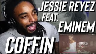 Jessie Reyez  COFFIN Audio ft Eminem Reaction [upl. by Addia]