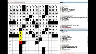 Los Angeles Times LAT Crossword Puzzle 09162024 [upl. by Melac752]